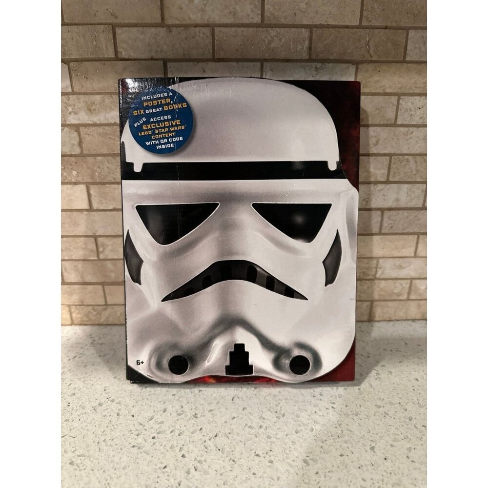2015 LEGO STAR WARS ULTIMATE BOOK COLLECTION 6-Book Set w/ Poster & 200 Stickers